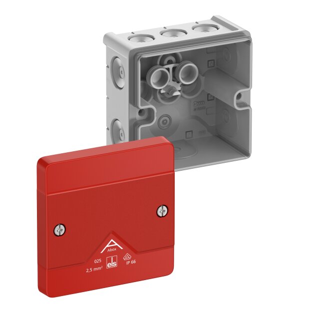 Spelsberg 80270001 Abzweigkasten Schutzart IP66 max. Leiterquerschnitt 25² Schlagfestigkeit IK07 Schutzklasse II Ui 1000V AC Ui 1000V DC DLG VDE halogenfrei Abox 025-L/SB
