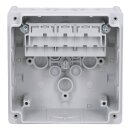 Spelsberg 80444001 Abzweigkasten Schutzart IP66 max. Leiterquerschnitt 4² Schlagfestigkeit IK07 Schutzklasse II Ui 450V AC Ui 450V DC DLG VDE halogenfrei Abox SL-4²