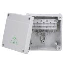 Spelsberg 80444001 Abzweigkasten Schutzart IP66 max. Leiterquerschnitt 4² Schlagfestigkeit IK07 Schutzklasse II Ui 450V AC Ui 450V DC DLG VDE halogenfrei Abox SL-4²