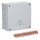 Spelsberg 80444001 Abzweigkasten Schutzart IP66 max. Leiterquerschnitt 4² Schlagfestigkeit IK07 Schutzklasse II Ui 450V AC Ui 450V DC DLG VDE halogenfrei Abox SL-4²