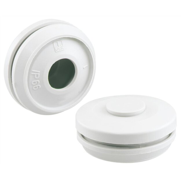 Spelsberg 26013201 Doppelmembranstutzen M32 weiß Schutzart IP66 halogenfrei DMS M32/w