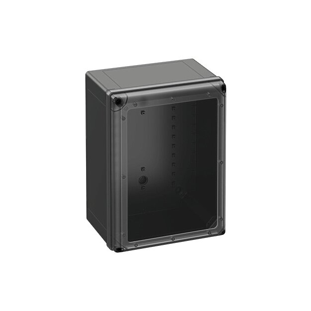 Spelsberg 74173401 Leergehäuse Schutzart IP66/IP67/IP69 Schlagfestigkeit IK09 Schutzklasse II Ui 1000V AC Ui 1500V DC UL DLG DNV UL-EU halogenfrei GEOS-L 3040-22-to/sw