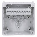 Spelsberg 80642001 Abzweigkasten Schutzart IP66 max. Leiterquerschnitt 6² Schlagfestigkeit IK07 Schutzklasse II Ui 690V AC Ui 690V DC DLG VDE halogenfrei Abox 060-6²