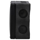 Spelsberg 49141005 Abzweigkasten schwarz Schutzart IP65 max. Leiterquerschnitt 6² Schlagfestigkeit IK08 Schutzklasse II Bemessungsspannung 400V AC halogenfrei Abox-i 100-ÜSS/sw