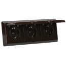 Busch-Jaeger Allwetter 44 Set: 3x SCHUKO Steckdose mit...