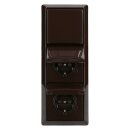 Busch-Jaeger Allwetter 44 Set: 2x SCHUKO Steckdose mit...