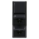 Busch-Jaeger Allwetter 44 Set: 2x SCHUKO Steckdose mit...