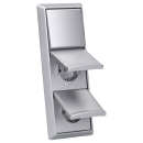 Busch-Jaeger Allwetter 44 Set: 2x SCHUKO Steckdose mit...