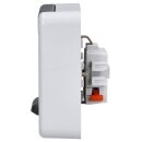 Gira 445035 SCHUKO-Steckdose Klappdeckel (Gehäuseoberteil) + BSF (OT) WG AP Grau