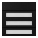 Gira 5533925 Ruftastenmodul 3f System 106 Schwarz m