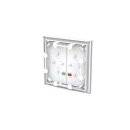 Busch-Jaeger 2058-24-44G Wippe 2-fach mit Bedruckung DO...