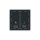 Busch-Jaeger 2058-24-45M Wippe 2-fach mit Bedruckung DO NOT DISTRUB / MAKE UP ROOM Schwarz Matt Art Linear 2CKA001751A3316