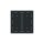 Busch-Jaeger 2570-20-45M Wippe für Elektroniktaster 2-fach Schwarz Matt Art Linear 2CKA001751A3320