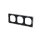 Busch-Jaeger 1723-456M Rahmen 3-fach mit Dekorring Schwarz Matt Art Linear 2CKA001754A4916