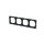 Busch-Jaeger 1724-456M Rahmen 4-fach mit Dekorring Schwarz Matt Art Linear 2CKA001754A4922