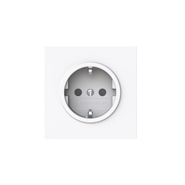 Busch-Jaeger 20 EUCRB-44G SCHUKO® Steckdose Safety+ Studioweiß Art Linear 2CKA002013A5497