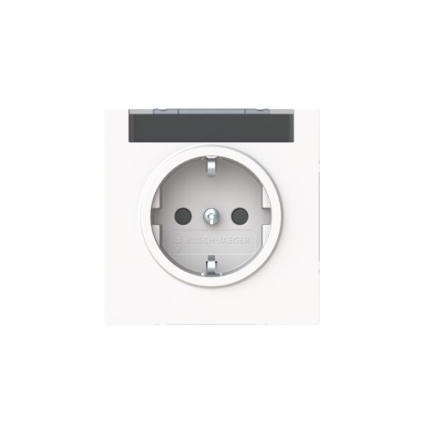 Busch-Jaeger 20 EUCNB-44M SCHUKO® Steckdose Safety+Studioweiß Matt Art Linear 2CKA002013A5510