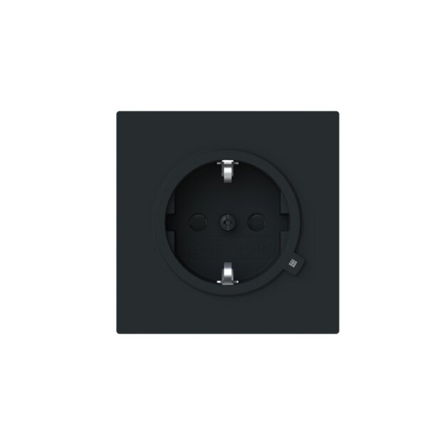 Busch-Jaeger 20 EUCBL-45M SCHUKO® Steckdose Safety+ Schwarz Matt Art Linear2CKA002013A5516