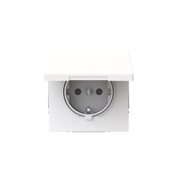 Busch-Jaeger 20 EUKBR-44G SCHUKO® Stekdose Safety+ Studioweiß  Art Linear2CKA002018A1579