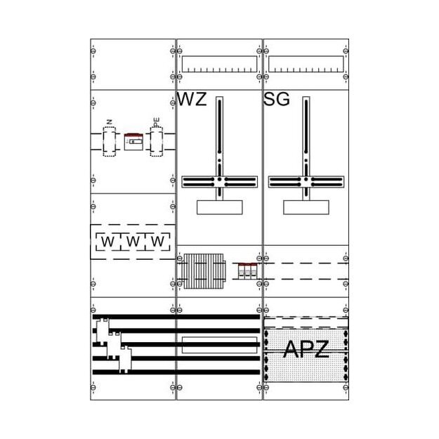 Striebel 2CPX056139R9999 WF37KK23 7RE 3FB Komplettfeld nach FNN