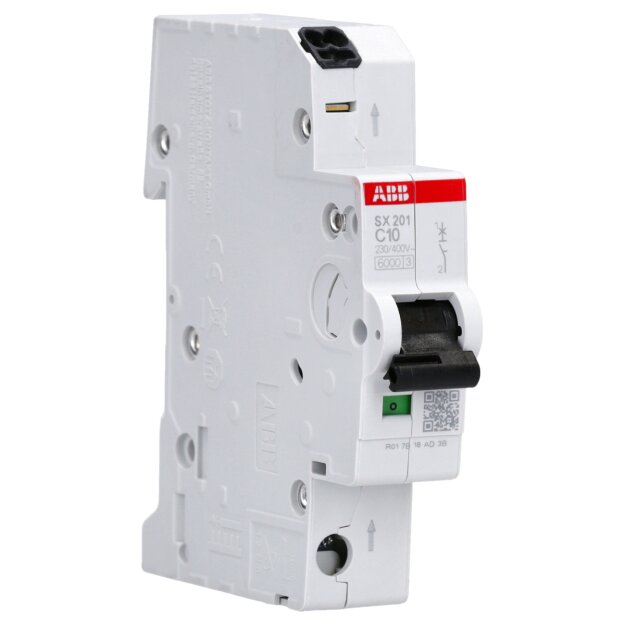 ABB SX201-C10 Sicherungsautomat FlexLine C-Charakteristik 6kA 10A 1P 2CDS251003R0104