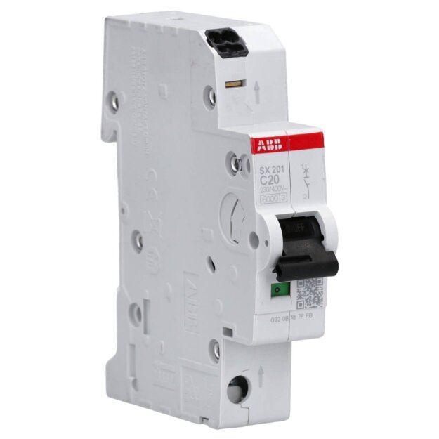 ABB SX201-C20 Sicherungsautomat FlexLine C-Charakteristik 6kA 20A 1P 2CDS251003R0204