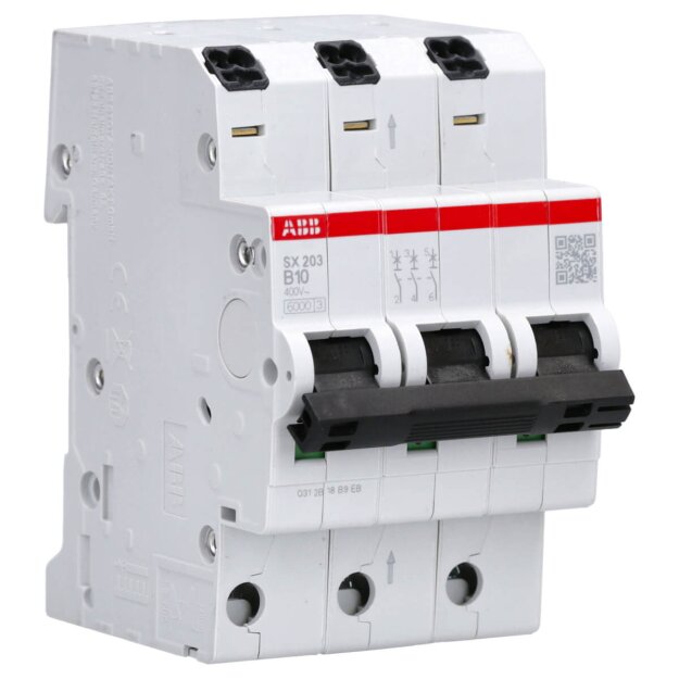 ABB SX203-B10 Sicherungsautomat FlexLine B-Charakteristik 6kA 10A 3P 2CDS253003R0105