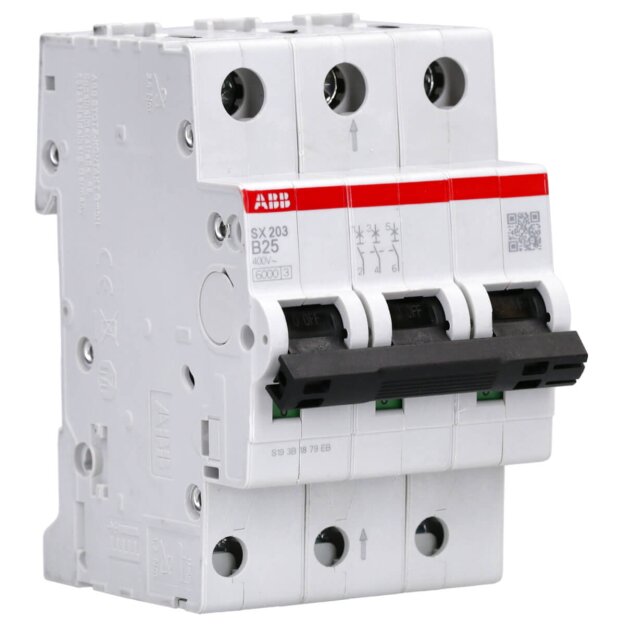 ABB SX203-B25 Sicherungsautomat FlexLine B-Charakteristik 6kA 25A 3P 2CDS253003R0255