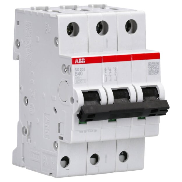 ABB SX203-B40 Sicherungsautomat FlexLine B-Charakteristik 6kA 40A 3P 2CDS253003R0405
