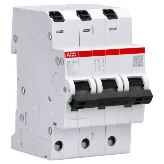 ABB SX203-C10 Sicherungsautomat FlexLine C-Charakteristik 6kA 10A 3P 2CDS253003R0104