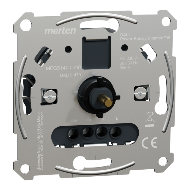 Merten MEG5147-0000 DALI-Drehdimmer-Einsatz Tunable White mit Spannungsversorgung
