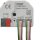 Hager TYBS794A Binäreingang 4-fach + LED Ausgänge KNX Secure UP
