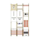 Hager UF53WB7-LS Wandler- und Messfeld Univ.N NAR NH1-SUT...