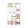 Hager UF53WB7-LS Wandler- und Messfeld Univ.N NAR NH1-SUT AAR 250A Lastsch Spg.pfads.LS