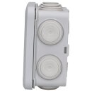 Voxura Pack Abzweigkasten Verbindungsdose Abzweigdose IP68 90x90x42mm mit Isolationsgel Grau