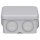 Voxura Pack Abzweigkasten Verbindungsdose Abzweigdose IP68 90x90x42mm mit Isolationsgel Grau