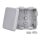 Voxura Pack Abzweigkasten Verbindungsdose Abzweigdose IP68 90x90x42mm mit Isolationsgel Grau