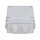 Voxura Abzweigkasten Verbindungsdose Abzweigdose IP55 118x159x72mm Grau