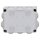 Voxura Abzweigkasten Verbindungsdose Abzweigdose IP55 118x159x72mm Grau