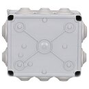 Voxura Abzweigkasten Verbindungsdose Abzweigdose IP55 143x168x90 mm Grau