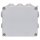 Voxura Abzweigkasten Verbindungsdose Abzweigdose IP55 143x168x90 mm Grau