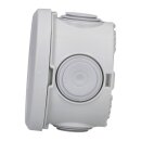 Voxura Abzweigkasten Verbindungsdose Abzweigdose rund IP65 Druckkappe 60x45 mm Grau