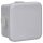 Voxura Abzweigkasten Verbindungsdose Abzweigdose IP65 Druckkappe 65x65 mm Grau