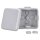 Voxura Abzweigkasten Verbindungsdose Abzweigdose IP65 Druckkappe 65x65 mm Grau