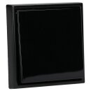 JUNG LS IP 44 Set Schwarz: LS1520BFKLSW Schuko Steckdose m.Klappdeckel + 551WU Dichtungsflansch + LS981SW Rahmen 1fach