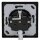 JUNG LS IP 44 Set Schwarz: LS1520BFKLSW Schuko Steckdose m.Klappdeckel + 551WU Dichtungsflansch + LS981SW Rahmen 1fach