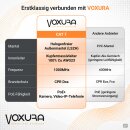 Netzwerkkabel CAT.7 AWG23 Simplex 50m Ring 1000 MHz Datenkabel Kupfer S/FTP Verlegekabel Kat 7 Cat7