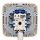 Busch-Jaeger Busch-Duro 2000® Komplett-Set: 2000/4 US Jalousieschalter + 2511-212 Abdeckrahmen 1-fach + 2504-212 Wippe, weiß, 55x55 mm