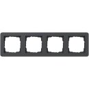Gira 0214152 Abdeckrahmen 4-fach Gira E1 Anthrazit