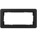 Gira 1002153 Abdeckrahmen 2-fach o.M. Gira E1 Schwarz matt